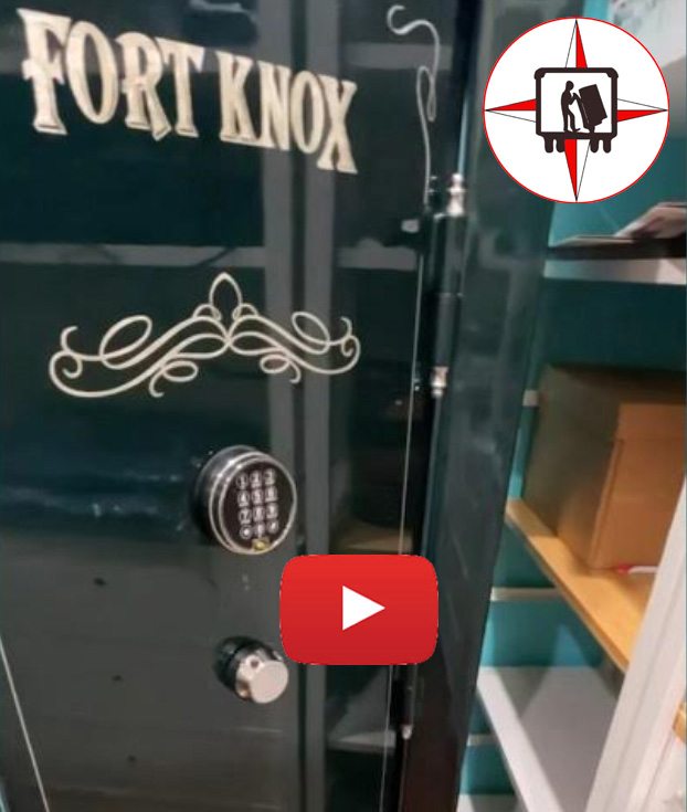 Moving Gun Safe out from and back over a block is way harder